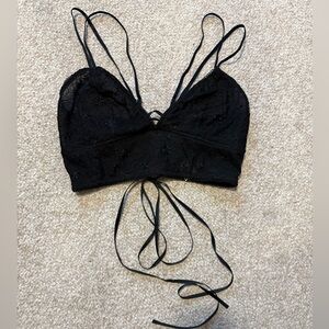 Aerie Black Lace Bandeau